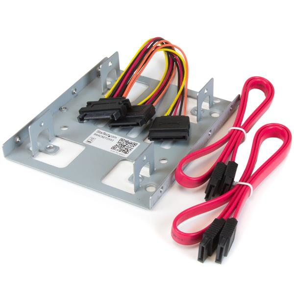 Paneles accesorios para ordenadores StarTech.com Bracket Adaptador Bandeja de Montaje para 2 Unidades de
