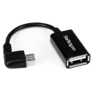 Cable MicroUSB OTG 12cm Macho a Hembra