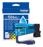 Tinta Brother LC506XLCS 1500 pgs Cian 1.500 Páginas ORIGINAL