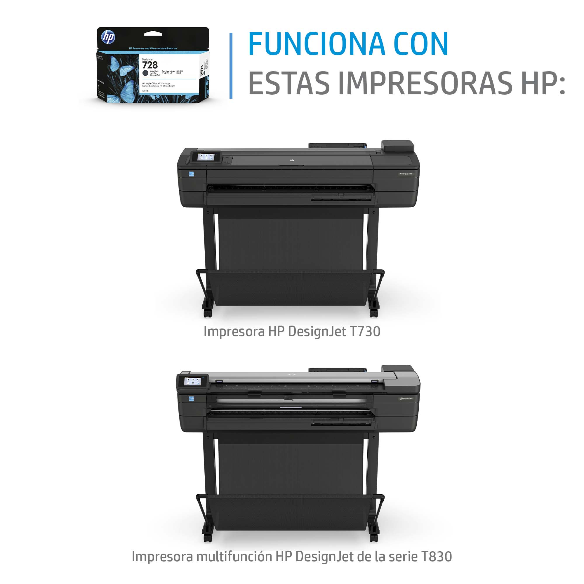 Tinta 300-ml Cyan DesignJet Ink Cartridge T730 T8 - Imagen 3