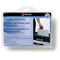 Accesorio para destructoras de papel Rexel Láminas lubricantes para destructora (12) - Imagen 2