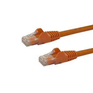 Cable de red Red 15cm Naranja Cat6 Snagless