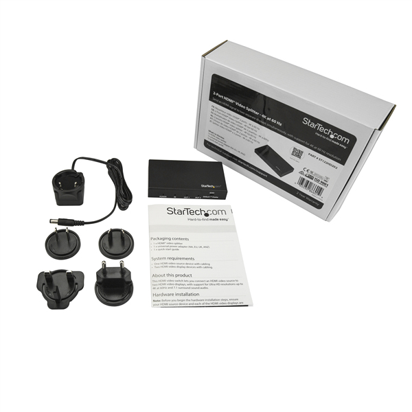 Divisores de vídeo StarTech.com Splitter HDMI de 2 Puertos con HDR - Imagen 6