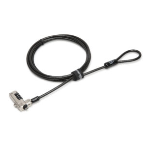 Cable antirrobo Kensington Candado fino de combinación N17 para portátiles con ranuras tipo "wedge"