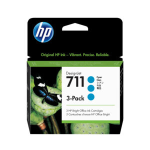 TINTA HP 711 29 ML X 3 CIAN MULTIPACK