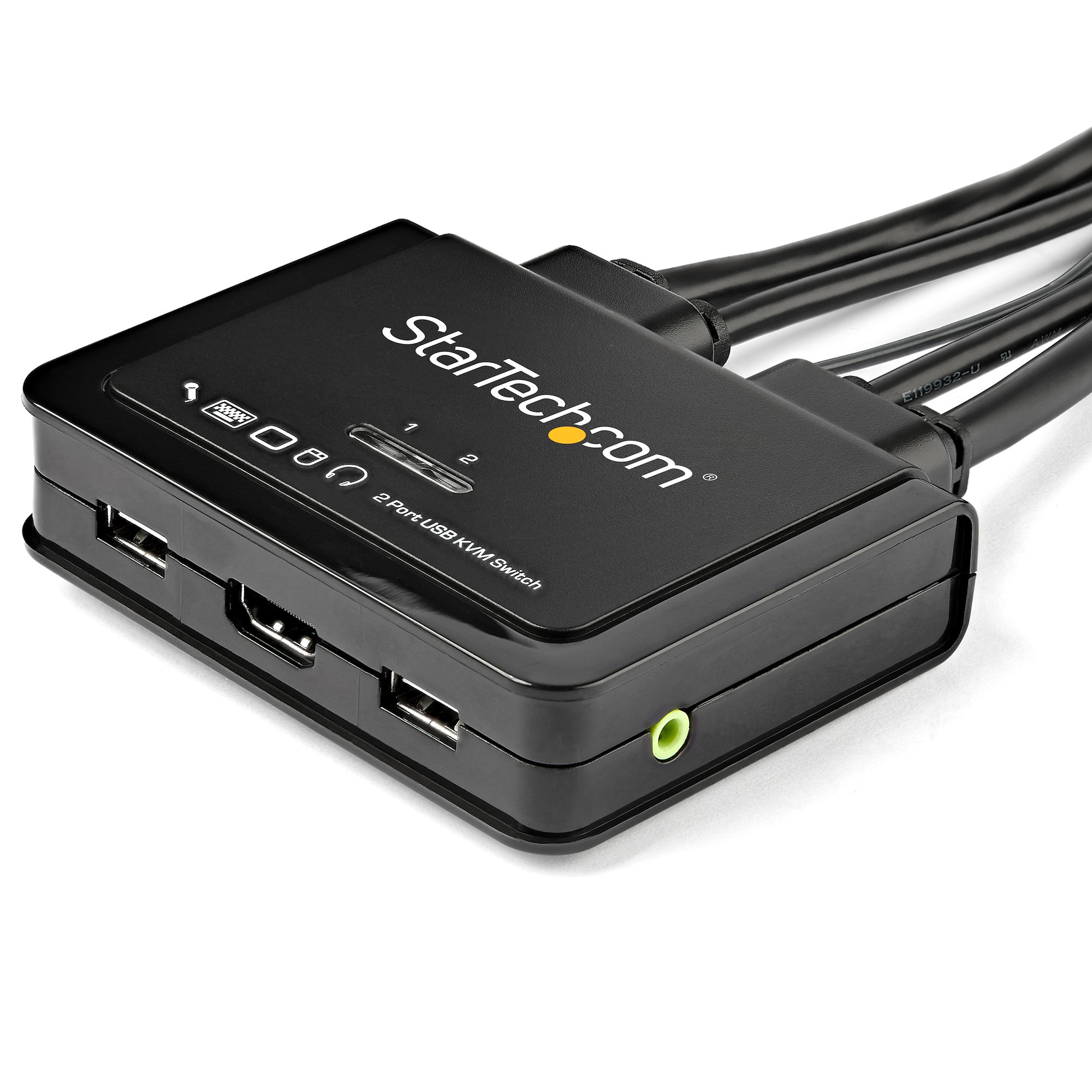 Interruptor KVM StarTech.com Switch Conmutador KVM de 2 Puertos HDMI - Imagen 3