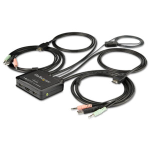 Interruptor KVM StarTech.com Switch Conmutador KVM de 2 Puertos HDMI