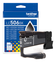 Tinta Brother LC506BKS 1000pgs Tinta Brother LC506BKS 1000pgs Negro 1.000 Páginas ORIGINAL