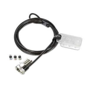 Cable antirrobo Kensington Candado de combinación universal 3 en 1 para portátiles