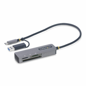 Lector USB 3.0 de Tarjetas de Memoria Flash SD CompactFlash y microSD StarTech.com