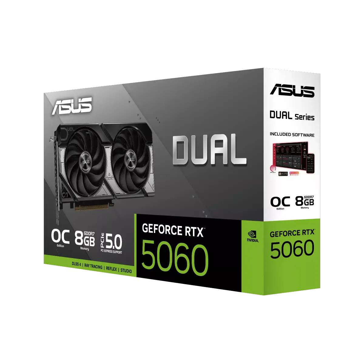 Tarjeta de Video ASUS Dual GeForce RTX 5060 OC Edition, 8GB GDDR7, PCIe 5.0, 128-bit, 3x DisplayPort 2.1b, 1x HDMI 2.1b - Imagen 9