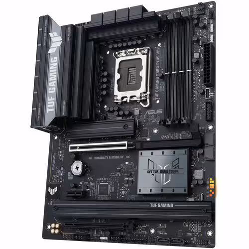 Placa Madre Gamer ASUS TUF Gaming B860-PLUS WIFI, LGA-1851, ATX, Hasta 256GB DDR5 UDIMM, 4x Ranuras RAM, PCIe 5.0, Wi-Fi 7, 1x HDMI, 1x DisplayPort, 4x Puertos SATA 6Gb/s, 3x M.2 Slots - Imagen 2