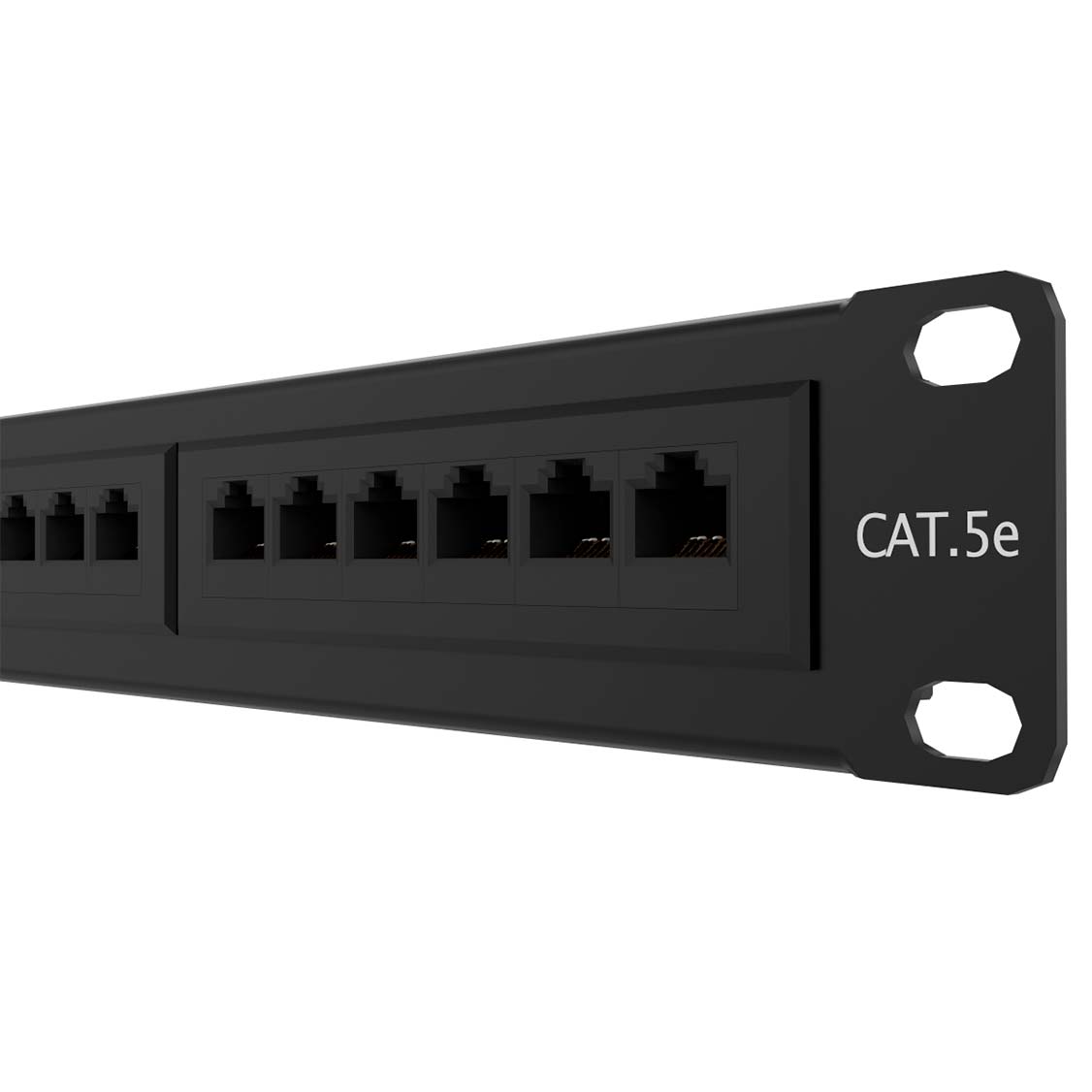Patch panel Nexxt - Tablero de conexiones - CAT 5e - 19" - 24 puertos - Imagen 2