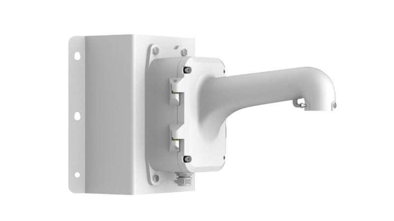 Soporte Hikvision DS-1604ZJ - de montaje de cúpula de cámara - con caja de conexiones - instalable en pared - blanco - para Pro Series DS-2DE7225