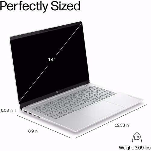 Notebook HP OmniBook 3 14-HU0050LA Intel Core 5 Series 1 120U 8GB RAM 512GB SSD 14" 2K W11H - Imagen 11