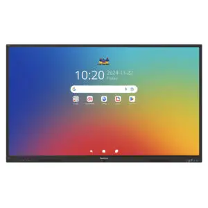 Pantalla Interactiva ViewSonic ViewBoard IFP6535 65″ 4K UHD 64 Puntos Táctiles Android 16 EDLA 8GB RAM 128GB