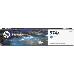 Tinta HP 974A Cian PageWide L0R87AL 3.000 Páginas ORIGINAL
