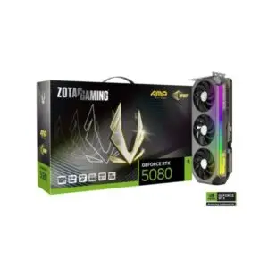 Tarjeta de Video Zotac Gaming GeForce RTX 5080, 16GB GDDR7, Interfaz PCIe 5.0 x16, 2.67GHz Boost Clock, Bus de 256-bit, Refrigeración Activa, 3x DisplayPort 2.1a, 1x HDMI 2.1a