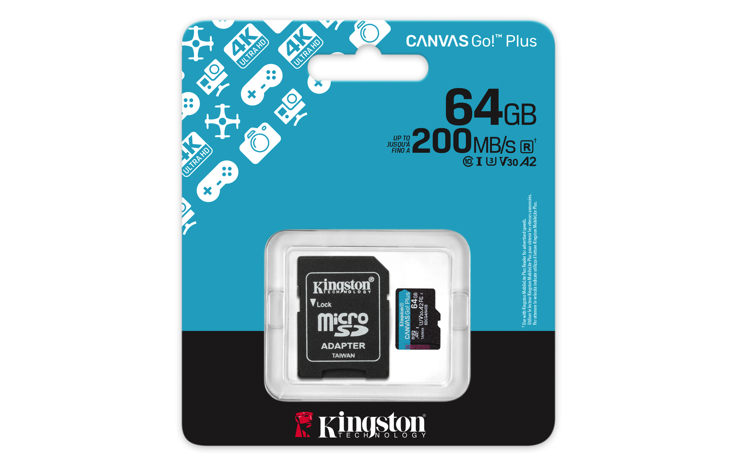 Memoria Kingston 64GB microSDXC Canvas GoPlus Gen4 - Imagen 6