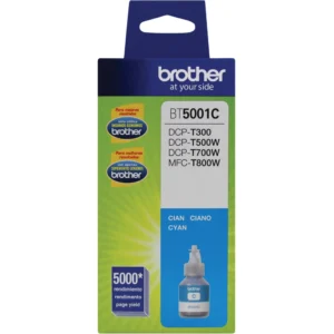 Botella de Tinta Brother BT5001C Cian Original 5.000 Páginas