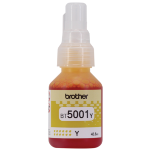 Botella de Tinta Brother BT5001Y Amarillo Original 5.000 Páginas
