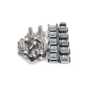 Pack 50 Tornillos y Tuercas M6 para Rack