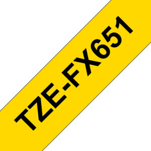 Cinta para impresoras de etiquetas Brother TZE-FX651