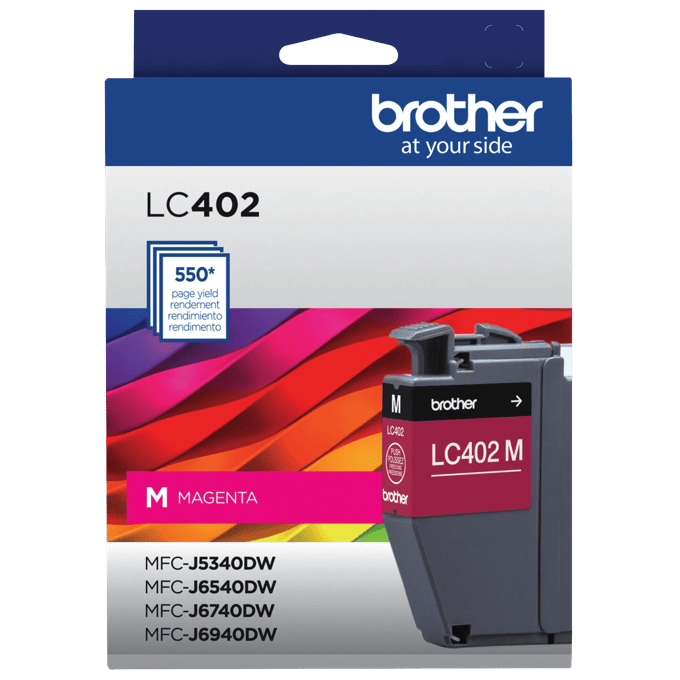 Tinta Brother LC402MS Magenta 550 Páginas ORIGINAL