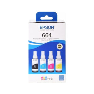 Tinta Epson T664520-4P Pack de 4 Colores 4.000 páginas ORIGINAL