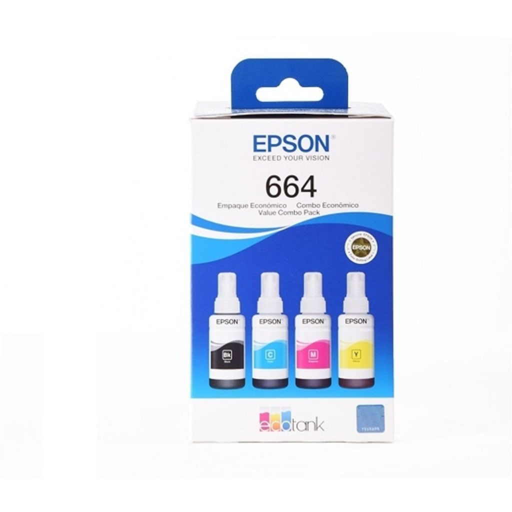 Tinta T664 SET INK BOTTLE CARTON FOUR PACK