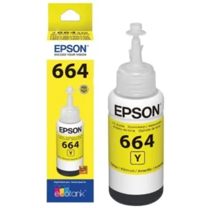 Botella de Tinta Original Epson 664 Amarillo 70ml para EcoTank