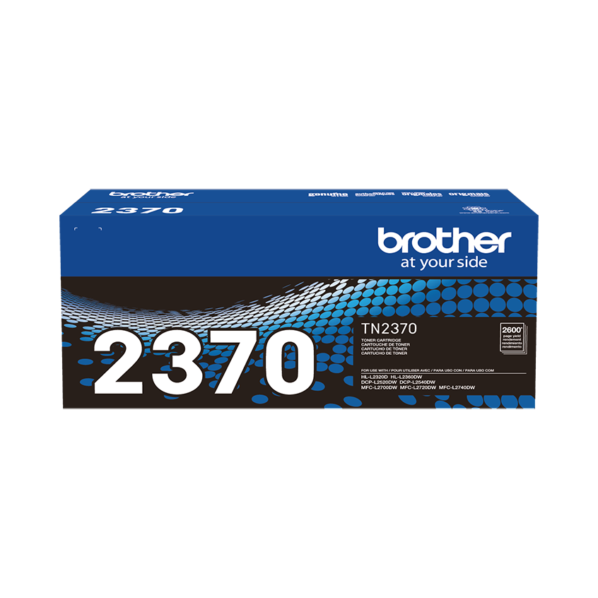 Toner Brother TN2370 Negro Alto Rendimiento 2.600 Páginas ORIGINAL
