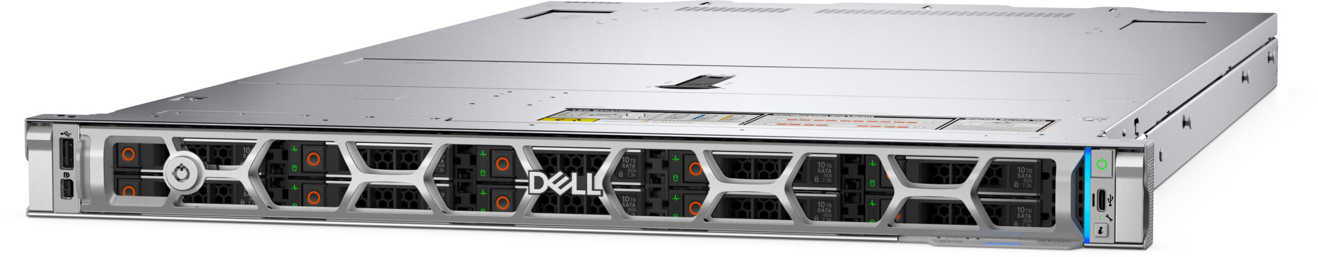 Servidor DELL PowerEdge R470 480 GB Bastidor (1U) Intel Xeon 6 6511P 2,3 GHz 32 GB DDR5-SDRAM 1100 W R470271_6511P432