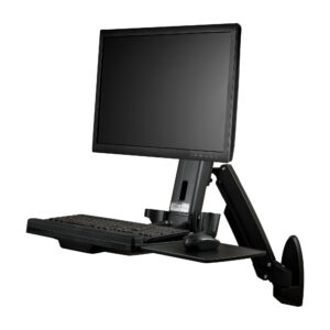 Estación de Trabajo StarTech.com de Pie y Sentado para Montaje en Pared - para Un Monitor de Hasta 24" WALLSTS1