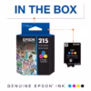 Tinta Epson 215 Tricolor T215520-AL 200 Páginas ORIGINAL