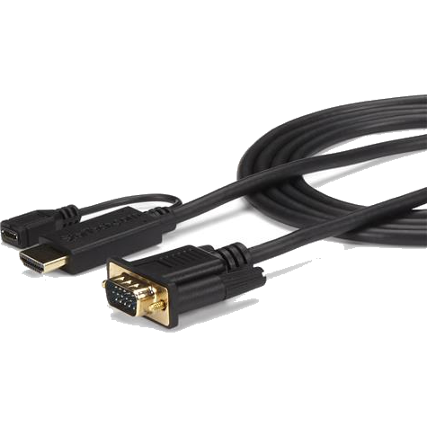 Adaptador de cable de vídeo StarTech.com Cable de 1,8m Conversor Activo HDMI a VGA
